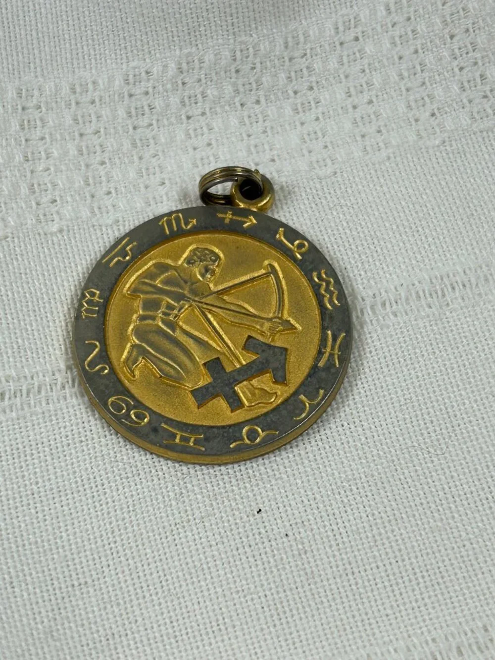 Sagittarius Zodiac Pendant - Pre-owned